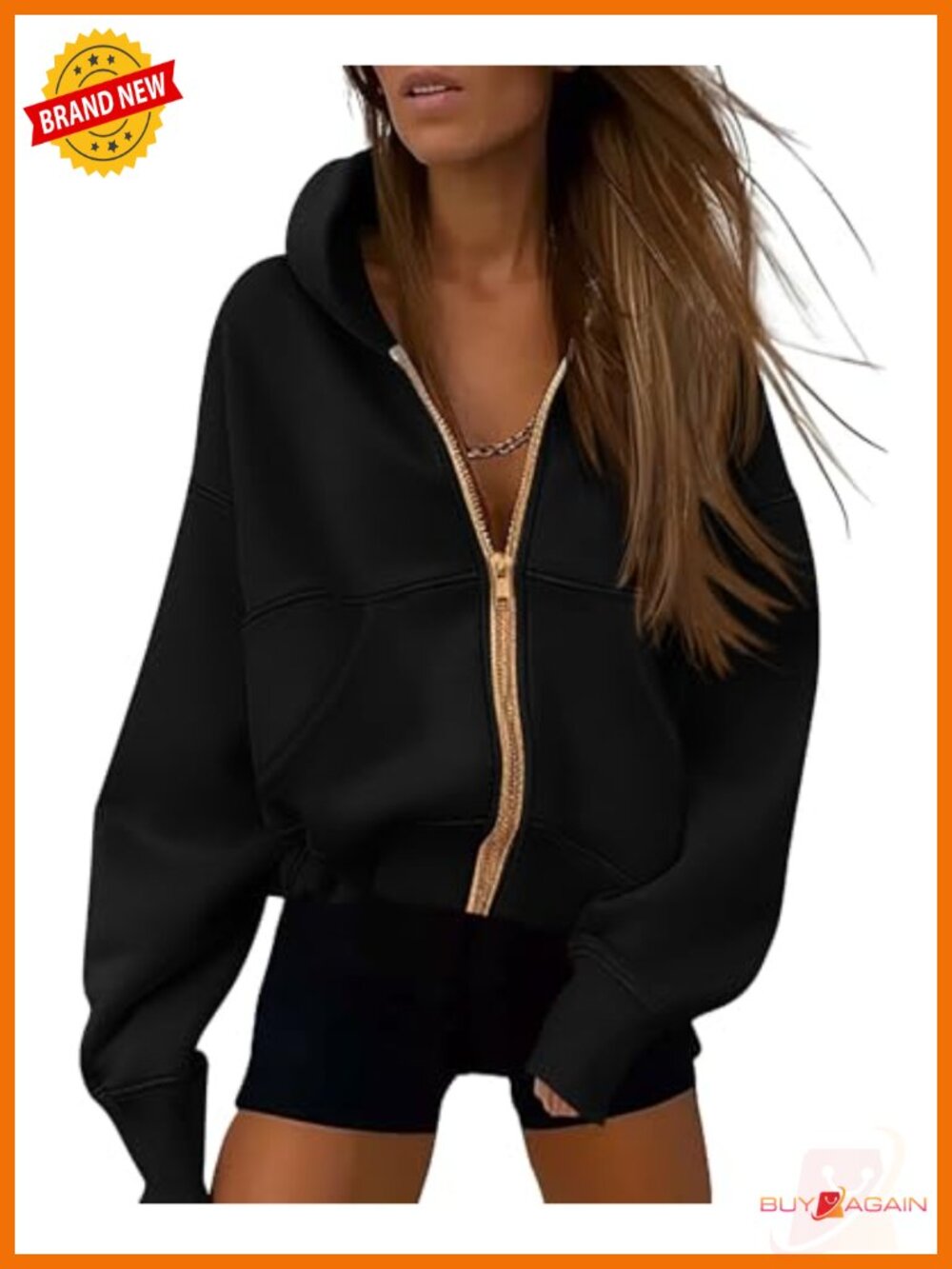 Zip Up Fleece Hoodie Womens Full Zip Sweatshirt with Pockets